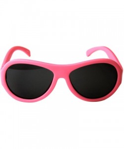 Aviator Top Flyer - Baby- Toddler's First Sunglasses for Ages 1-2 Years - Hot Pink - C9182DMKD9Q $9.64