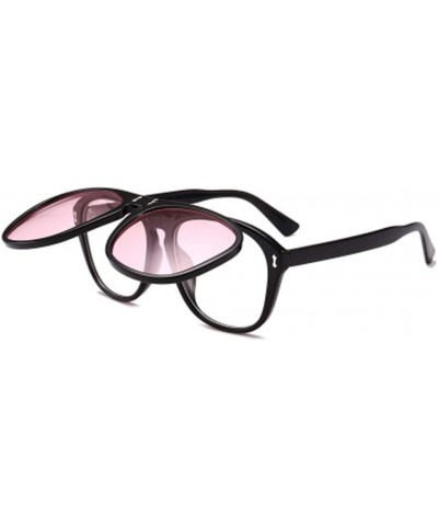 Sport Sunglasses Double Clamshell Men and Women Visor Mirror Flat Mirror - 2 - CH190S329AT $69.83
