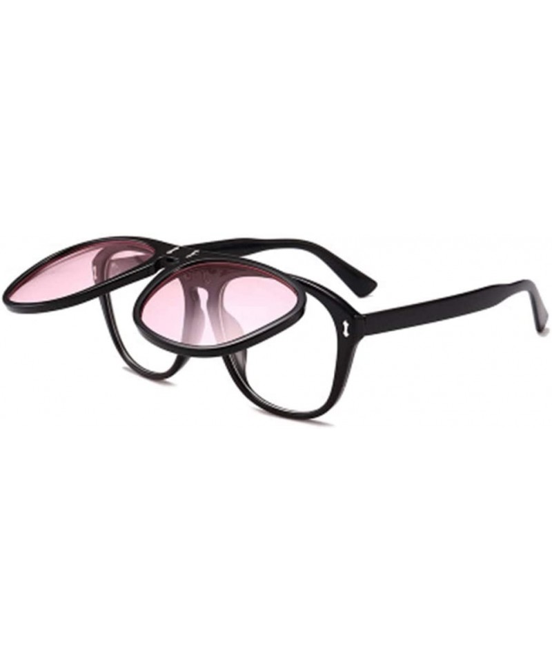 Sport Sunglasses Double Clamshell Men and Women Visor Mirror Flat Mirror - 2 - CH190S329AT $26.49