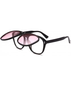 Sport Sunglasses Double Clamshell Men and Women Visor Mirror Flat Mirror - 2 - CH190S329AT $26.49