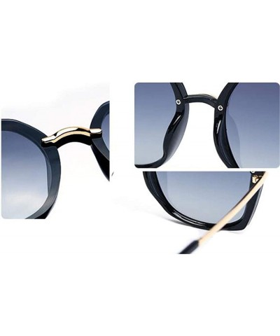 Aviator Retro polarized sunglasses - men's aviator sunglasses - driving mirror - D - C118S53ZQ8M $51.95