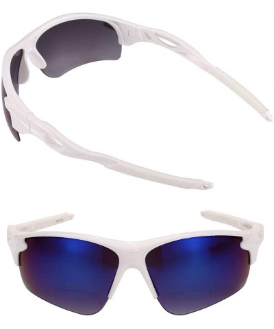 Sport The Athlete" 2 Pair of Precision Sport Wrap Bifocal Unisex Sunglasses - White - C718X2DAZRY $22.94