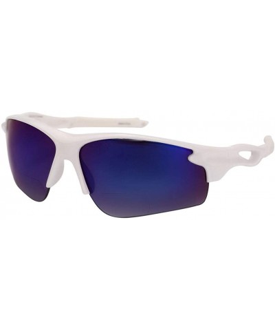 Sport The Athlete" 2 Pair of Precision Sport Wrap Bifocal Unisex Sunglasses - White - C718X2DAZRY $22.94