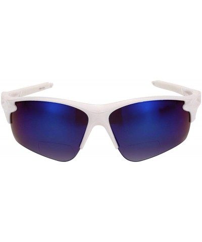 Sport The Athlete" 2 Pair of Precision Sport Wrap Bifocal Unisex Sunglasses - White - C718X2DAZRY $22.94