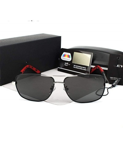 Goggle Men's Polarized Sunglasses Women Sun Glasses Driving Goggles Y8724 C1 BOX - Y8724 C4 Box - CB18XEC7OS8 $20.84