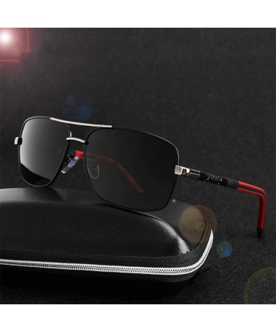 Goggle Men's Polarized Sunglasses Women Sun Glasses Driving Goggles Y8724 C1 BOX - Y8724 C4 Box - CB18XEC7OS8 $20.84