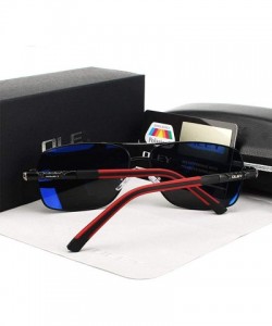 Goggle Men's Polarized Sunglasses Women Sun Glasses Driving Goggles Y8724 C1 BOX - Y8724 C4 Box - CB18XEC7OS8 $20.84