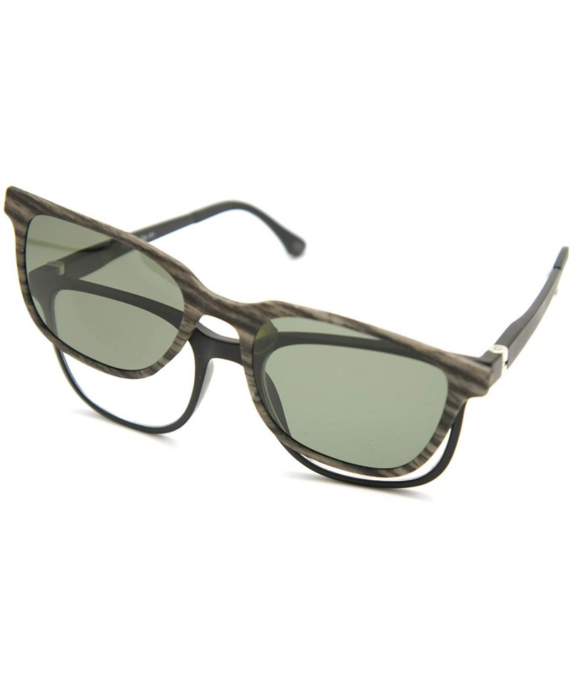 Square None Bifocal - Polarized Magnetic Clip on - Polarized Sunglasses New Arrived - CR18LNL335M $24.86