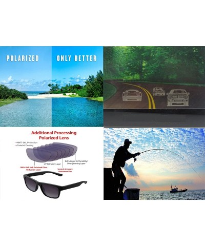 Square None Bifocal - Polarized Magnetic Clip on - Polarized Sunglasses New Arrived - CR18LNL335M $24.86