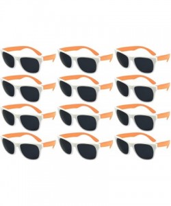 Sport I Wear Sunglasses Favors certified Lead Content - Adult-white Frame Orange Temple - CS18EE5W4I4 $10.41