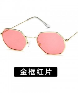 Rimless Fashion Ladies Retro Eye Classic Women Sunglasses Tinted Color Lens Small Square Frame Sun Glasses - 5 - CZ198A5O6XQ ...