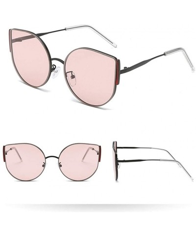 Square Sunglasses Mens Polarized Aviator - Pink - CX18TWEKR3A $10.67