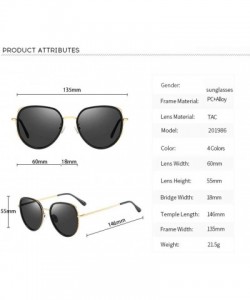Aviator Glasses Fashion Aviator Metal Mirror UV 400 Lens Round Frame Sunglasses for Men Women - Fashion Accessories - CY18ZGU...
