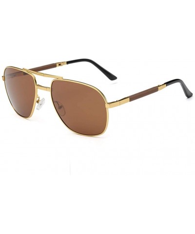 Rimless Fashion Polarized Sunglasses Protection - Coffee - CN19752KQKS $25.10