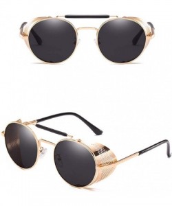 Aviator Steam sunglasses for men and women in Europe and America - B - CU18Q92YKIK $28.87