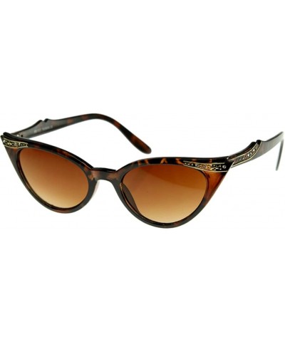 Cat Eye Cateye or High Pointed Eyeglasses or Sunglasses - Brown Cat-eye Shades - CL11T8LODGL $19.67