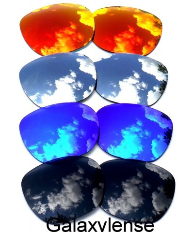 Oversized Replacement Lenses for Oakley Garage Rock Black&Blue&Titanium&Red Color Polarized 4 Pairs-! - CK1261G5NEB $32.08