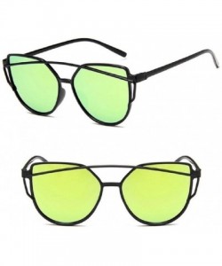 Rimless Women Fashion Twin-Beams Classic Sunglasses - D - CK18D7RHT33 $9.59