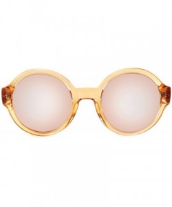 Round Women's Floripa Round Sunglasses - Salmon - C818CK2U5MS $70.61