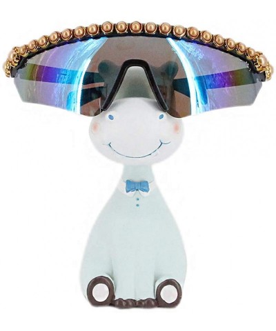 Oversized Oversize Shield Visor Sunglasses Flat Top Mirrored Mono Lens 170mm - Purple Green Bead - CJ1939HZ365 $18.55