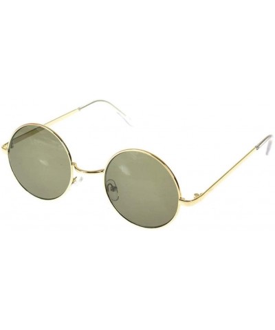 Goggle Sun Glasses Vintage Fashion Sunglasses Round Frame Steampunk Men Women Sun Glasses-A - C0199HSXN63 $47.57