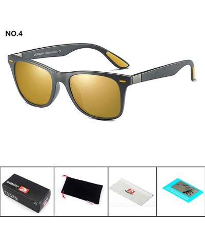 Oversized Glasses- DUBERY Men's Polarized Sunglasses Outdoor Driving Men Women Sport New - 4233d - C118ROYOHTL $11.82