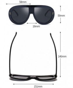 Goggle New Women Vintage Sunglasses Fashion Radiation Protection Large Frame Sunglasses - Coffee - CV18TQYLNUT $8.59