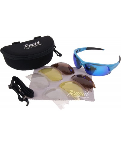 Wrap Adjustable Sunglasses Interchangeable - CC127VQSI1P $51.69