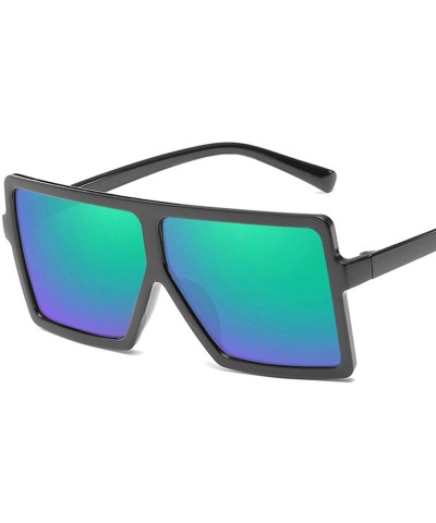 Oversized Classic style Trapezoidal Large Frame Sunglasses for Men or Women PC AC UV400 Sunglasses - Style 4 - C118SZU2R24 $1...