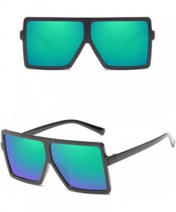 Oversized Classic style Trapezoidal Large Frame Sunglasses for Men or Women PC AC UV400 Sunglasses - Style 4 - C118SZU2R24 $1...