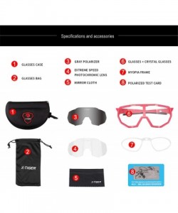 Goggle Photochromic Polarized Cycling Sunglasses - 9 - C218AWZX77M $34.74