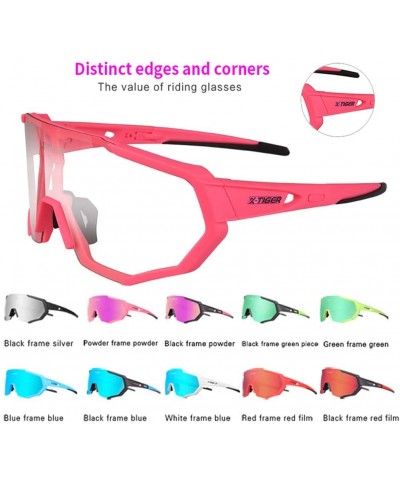 Goggle Photochromic Polarized Cycling Sunglasses - 9 - C218AWZX77M $34.74
