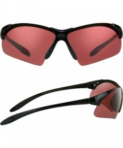 Semi-rimless Semi-Rimless Sport Cycling Sunglasses. Smoke- Yellow- Orange- Purple- or Pink Rose lens - CQ180NIEXIG $19.00