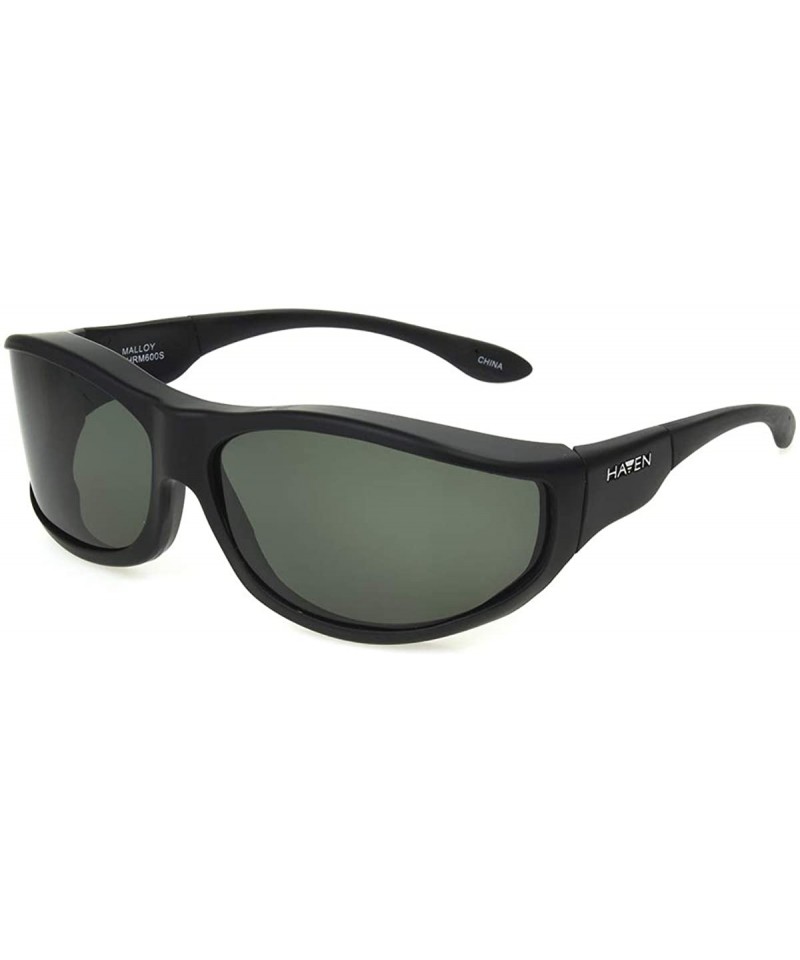 Rectangular Women's Haven-malloy Rectangular Fits Over Sunglasses - Rubberized Black Frame/Gray Lens - C911418SUZB $26.64