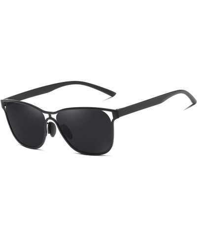 Sport Polarized Sunglasses sunglasses Designer - Black Grey - CB192C606G7 $30.70