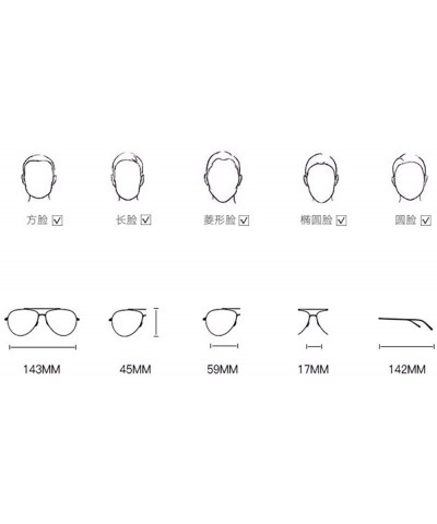 Aviator Driving Glasses Driving Glasses Polarizing Sunglasses for Men - C - CQ18Q0HDE2H $31.07