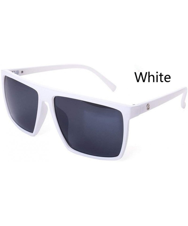 Rimless Retro Frame Square Male Sunglasses Men All Black Oversized Big Sun Glasses for Women Sun Glasses - Skull 8921 C9 - CF...