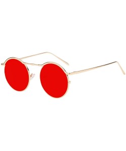 Aviator Women Unisex Fashion Round Shades Acetate Frame UV Sun9133f - CG18RS483DA $11.92