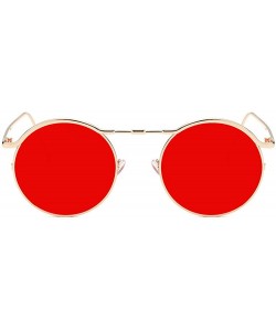 Aviator Women Unisex Fashion Round Shades Acetate Frame UV Sun9133f - CG18RS483DA $11.92