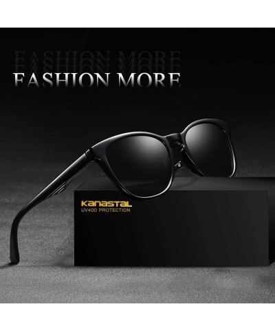 Aviator Round Vintage Sunglasses Polarized for Women Men - Women's Fashion Sun Glasses UV400 - CO18N0HXOMS $16.69