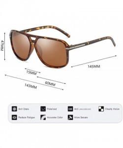 Oversized Polarized Sunglasses Outdoor Protected Oversized - CL18TIW9SMI $20.07