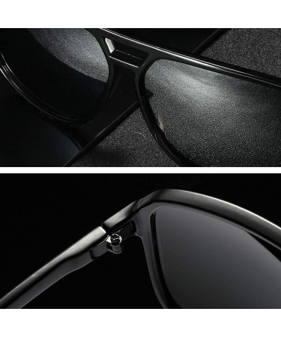 Oversized Polarized Sunglasses Outdoor Protected Oversized - CL18TIW9SMI $20.07