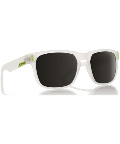 Shield Monarch Sunglasses - Matte Crystal/Grey - C211VT8EQU9 $24.55
