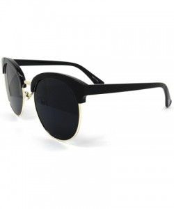 Oversized RAKOSTA 97018XL Premium Oversize Cats eye Womens Mens Mirror Funky Flat Sunglasses - Amber Brown - CW1954T5WYW $27.71