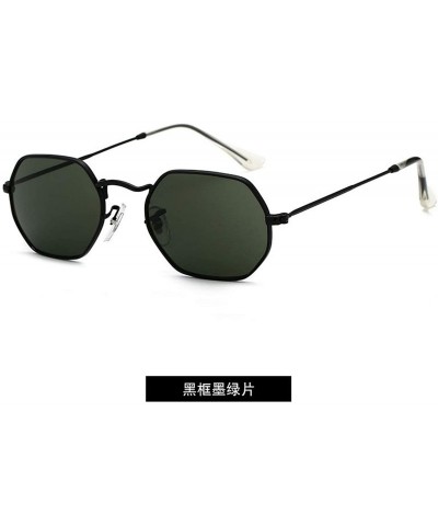 Aviator Women Retro Classic Small Square Sunglasses Men Polygon Sun Glasses Vintage Metal Frame Eyewear UV400 - 2 - CS198A3SH...