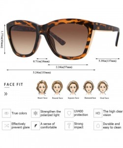 Square Women Vintage Sunglasses American Square Jackie O Cat Eye Sunglasses CZS1106 - C3 Tortoise - CL18UCEHW48 $19.44