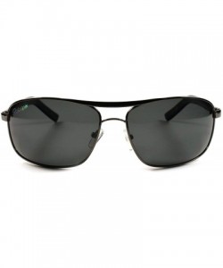Rectangular Stylish Modern Outdoor Driving Womens Mens Rectangle Polarized Sunglasses - C718O7Q9238 $11.05