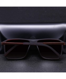 Goggle 2019 New Polarized Sunglasses Men Mirrored Driving Glasses Black Rectangle Male Cool Fashion Classic S6076 - C1197A2K2...