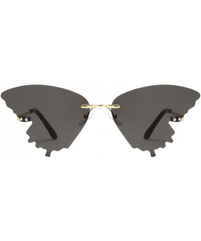 Sport Butterfly Sunglasses Gradient Creative - B - CZ1906EQKD8 $16.70