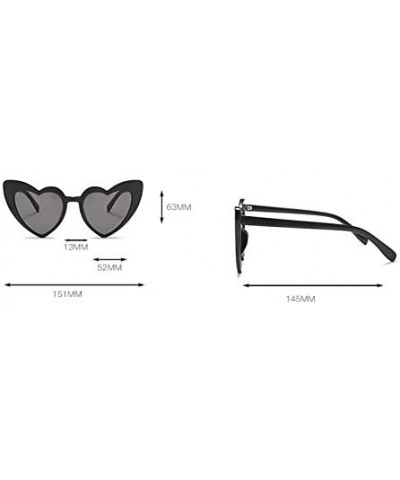 Butterfly New Fashion Love Heart Sexy Shaped For Women Brand Designer Sunglasses UV400 - Red - C9188LM3X8H $9.39